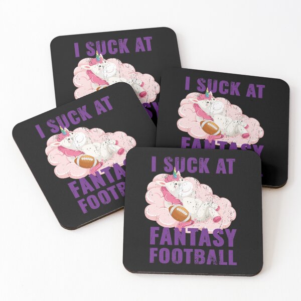 Item preview, I Suck At Fantasy Football Unicorn Fantasy Football Classic T-Shirt designed and sold by debbieeileenrzp.