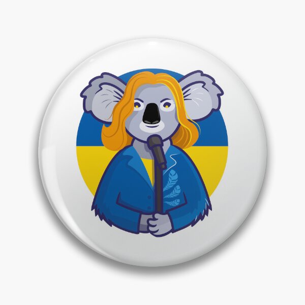 Item preview, Koala Ukrainian First Lady Zelenska  designed and sold by Planet of Koalas. Character design.