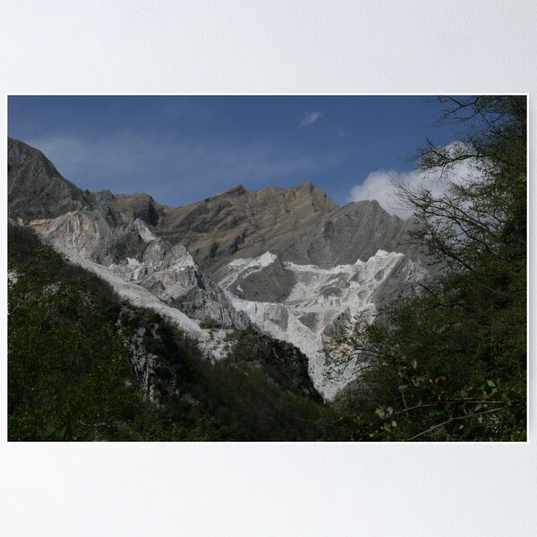 Carrara Mountains Poster