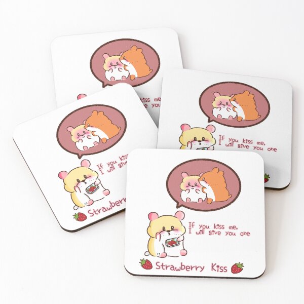 Item preview, Hamster | Hamster Lover - Strawberry Kiss v4 designed and sold by FennyWijayaMomo.