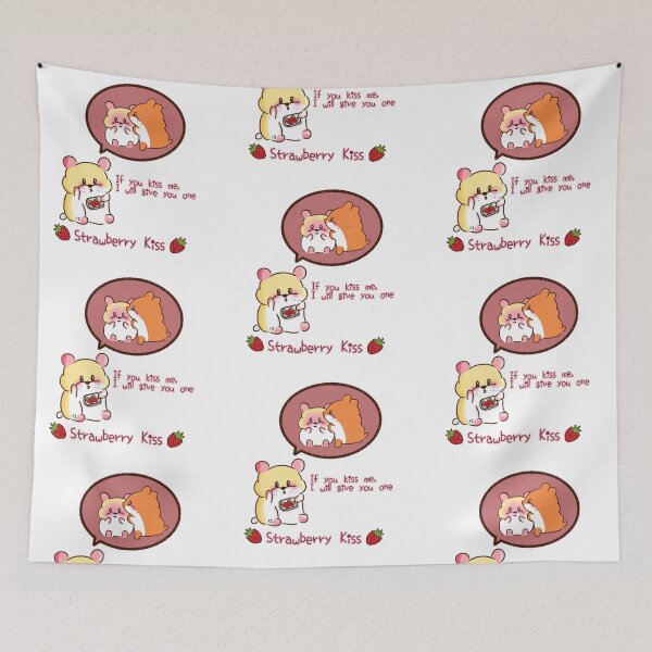 Item preview, Hamster | Hamster Lover - Strawberry Kiss v4 designed and sold by FennyWijayaMomo.