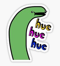 Hue Hue Hue - Tiny Snek Sticker Sticker