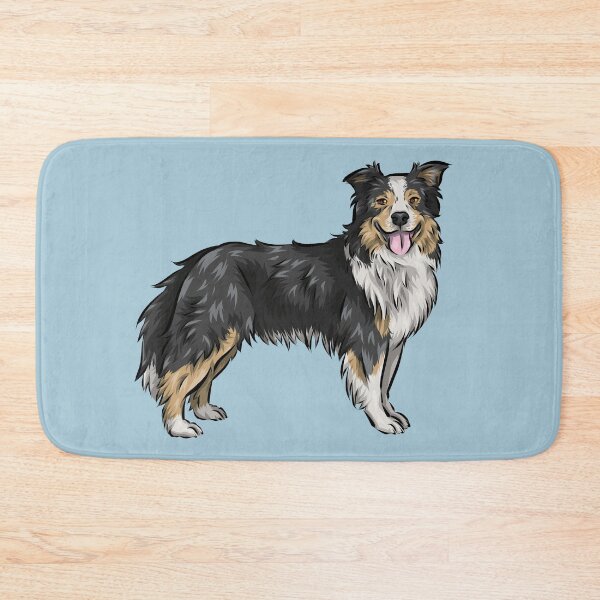 Item preview, Australian Shepherd Dog | Black tricolor | Cute Dog Art designed and sold by shirinsart.