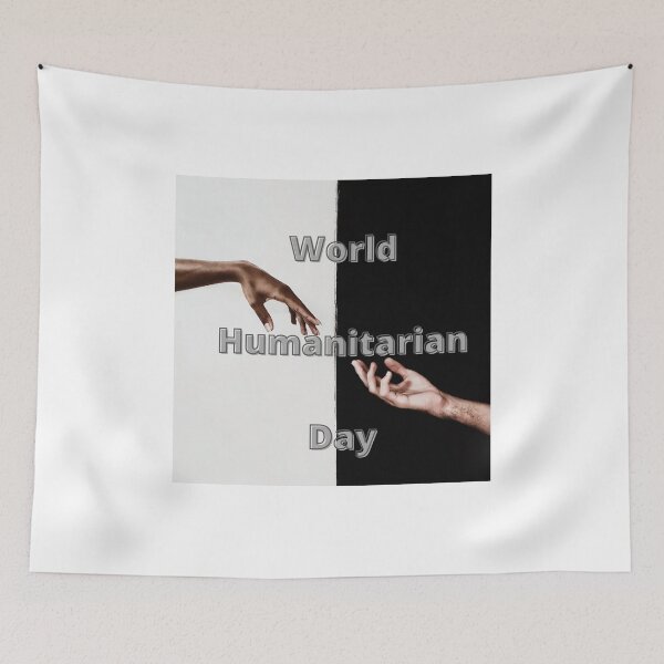 Item preview, World Humanitarian Day, human, humanitarian day designed and sold by HdanRDesign.