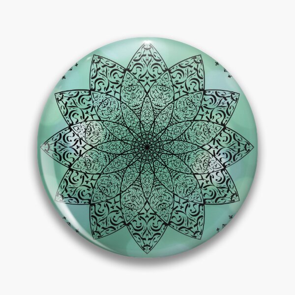 Item preview, Mandala, Magic, Pattern, Flower, Nature, Spring, Green, Cute pattern, Relaxing designed and sold by Ellecher23.