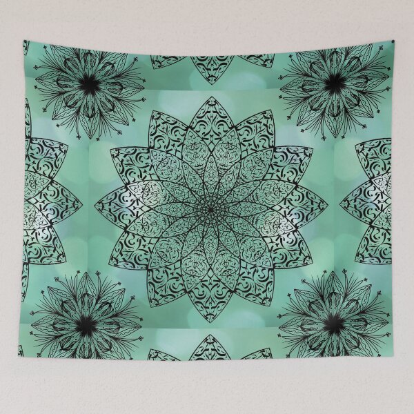 Item preview, Mandala, Magic, Pattern, Flower, Nature, Spring, Green, Cute pattern, Relaxing designed and sold by Ellecher23.