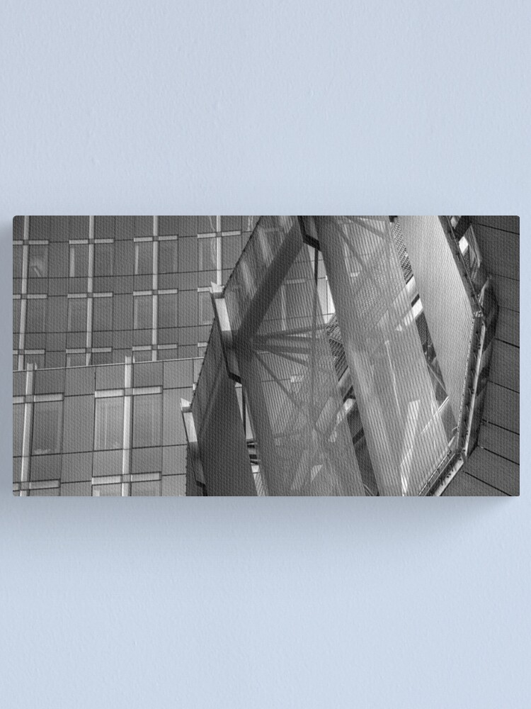 Alternate view of Glass, Lines & Metal Canvas Print