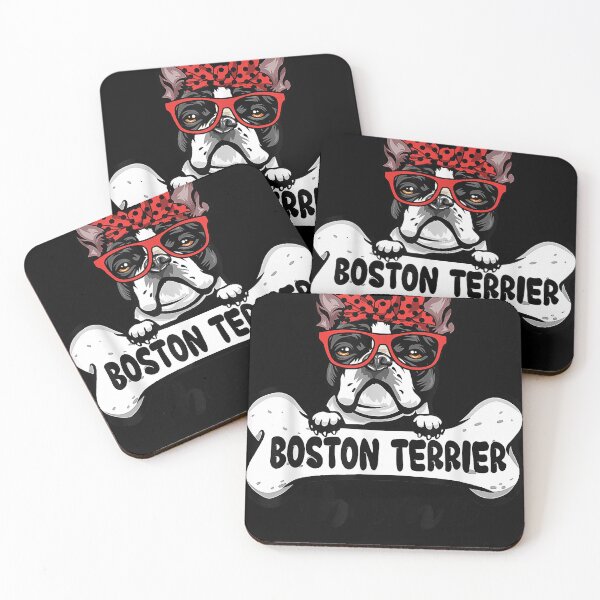 Artikelvorschau, Boston Terrier Mama Shirt Hundeknochen Muttertag Hundemamma T-Shirt entworfen und verkauft von GREHERNANDE.