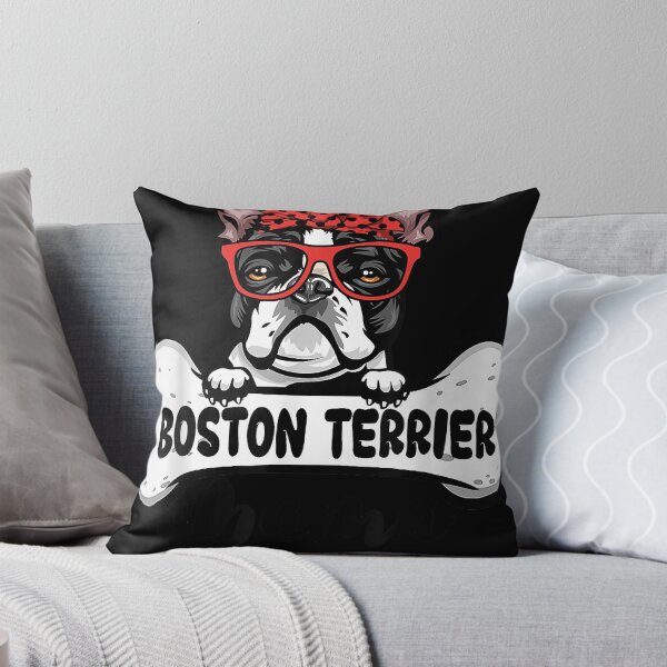 Artikelvorschau, Boston Terrier Mama Shirt Hundeknochen Muttertag Hundemamma T-Shirt entworfen und verkauft von GREHERNANDE.