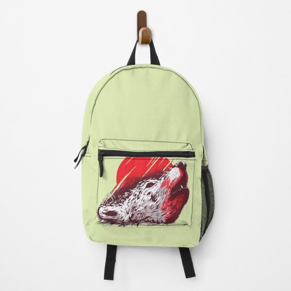 Item preview, wolf howls at the red moon designed and sold by si3iy.