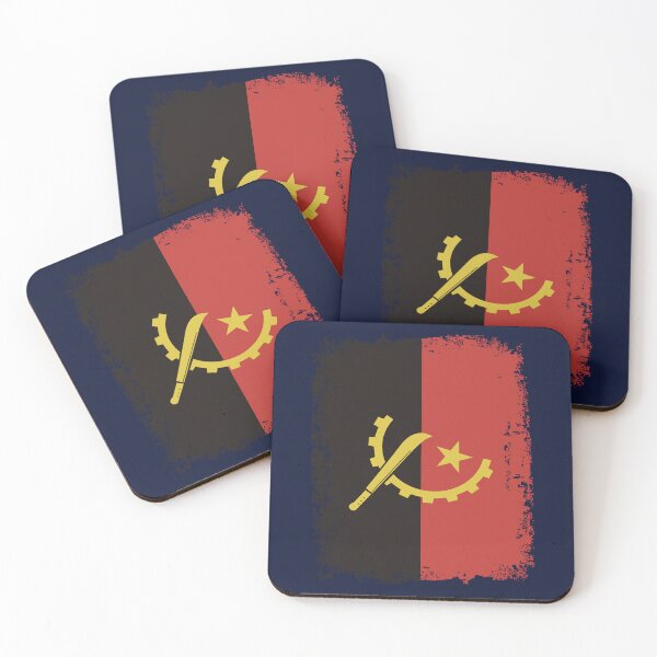 Item preview, Angola Flag Distressed designed and sold by rafaeltto.