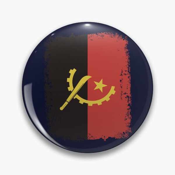 Item preview, Angola Flag Distressed designed and sold by rafaeltto.