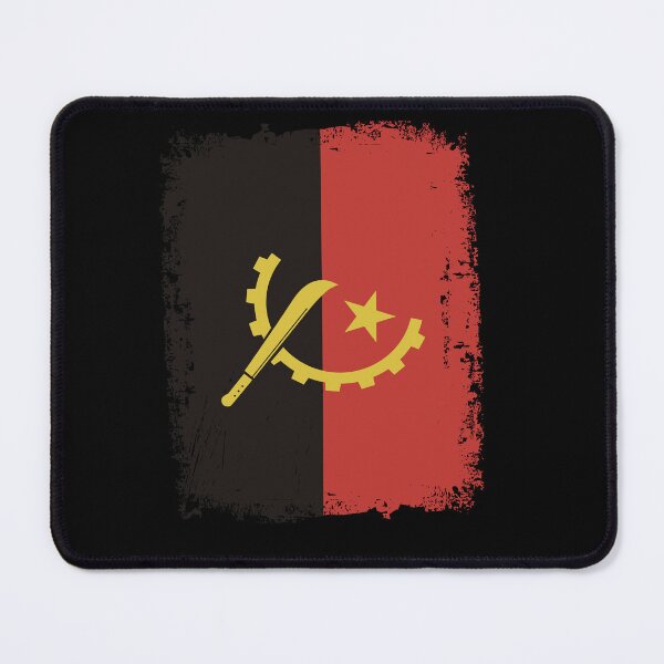 Item preview, Angola Flag Distressed designed and sold by rafaeltto.