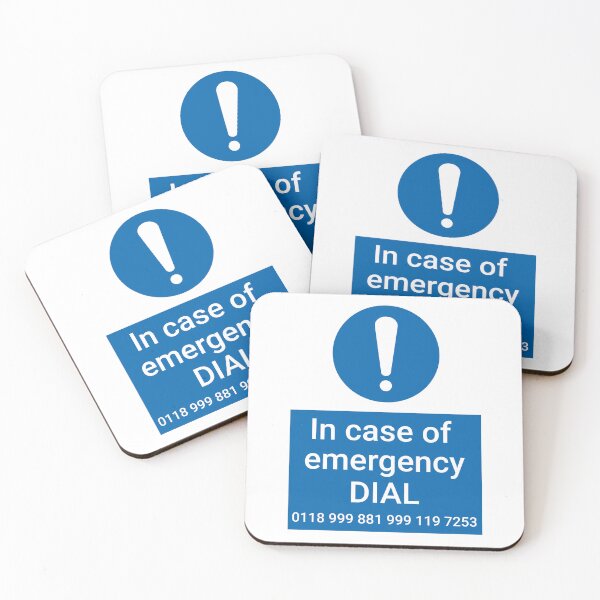 Item preview, In case of Emergency call 0118 999 8819991197253 designed and sold by Meta Cortex.