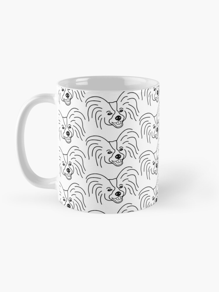 Thumbnail 3 von 6, Kaffeebecher, papillon designt und verkauft von dog-shirt.