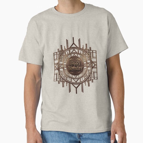 Vintage Art Nouveau Artdeco - Happy Birthday Classic T-Shirt