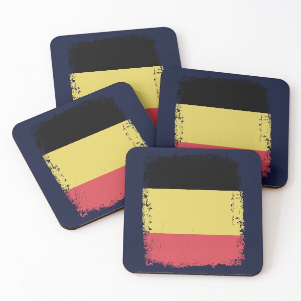 Item preview, Belgium Flag Distressed designed and sold by rafaeltto.