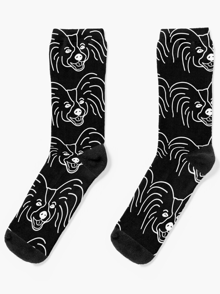 Thumbnail 1 von 5, Socken, papillon designt und verkauft von dog-shirt.