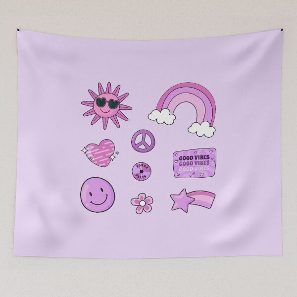 Item preview, GOOD VIBES Pack Hippie Morado designed and sold by everything4eva.