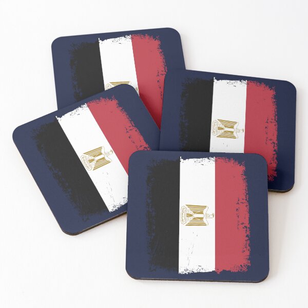 Item preview, Egypt Flag Distressed designed and sold by rafaeltto.