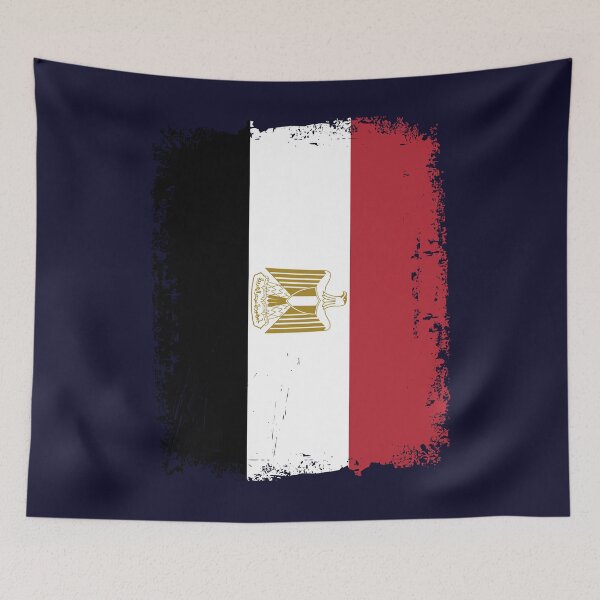 Item preview, Egypt Flag Distressed designed and sold by rafaeltto.