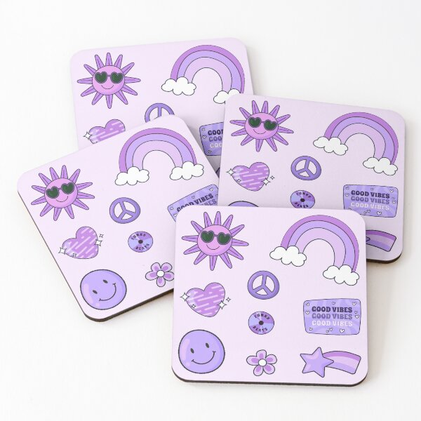 Item preview, GOOD VIBES Pack Hippie Morado designed and sold by everything4eva.