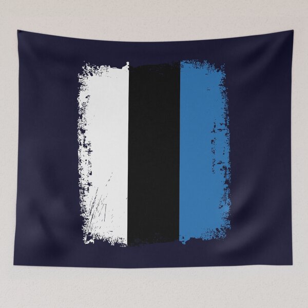 Item preview, Estonia Flag Distressed designed and sold by rafaeltto.
