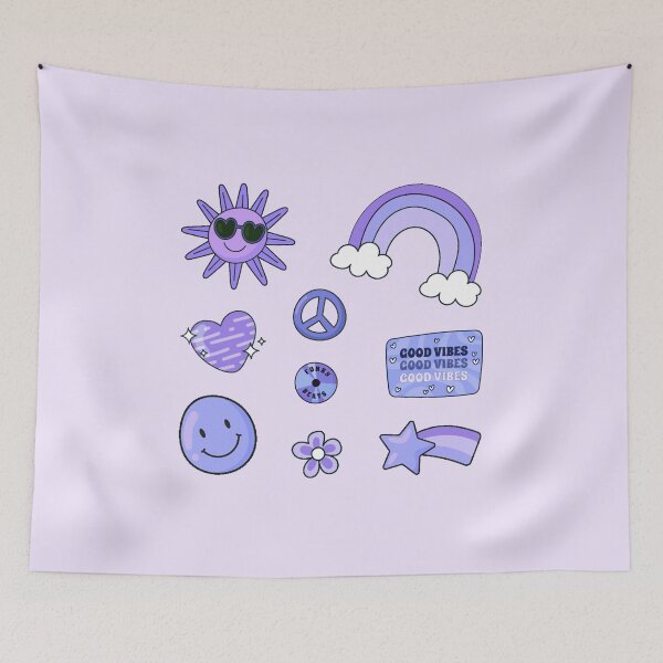Item preview, Pack Hippie Violeta GOOD VIBES designed and sold by everything4eva.