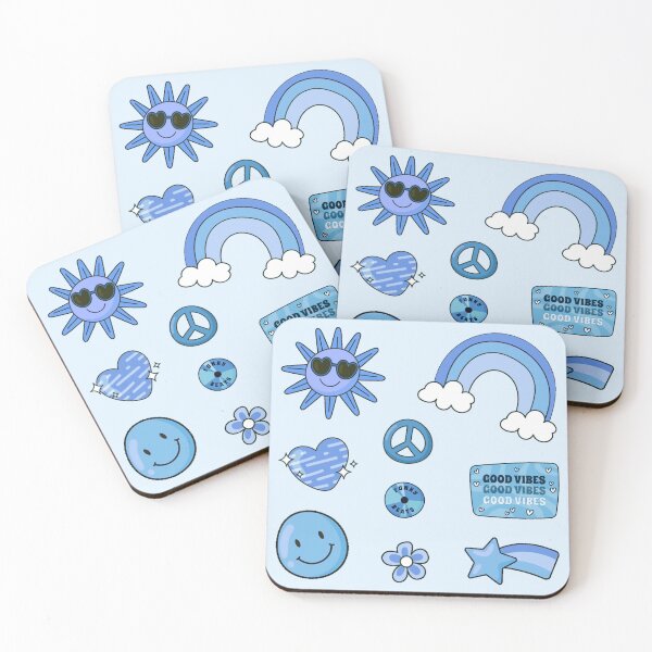Item preview, Pack Hippie Azul GOOD VIBES designed and sold by everything4eva.