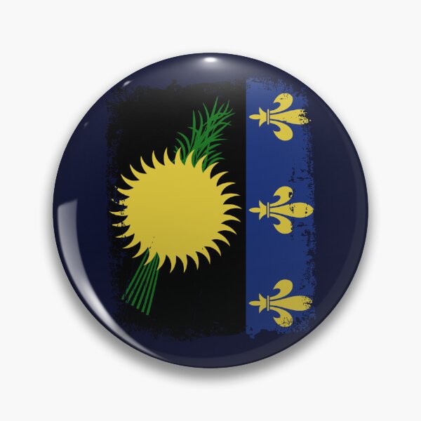 Artikelvorschau, Guadeloupe Flag Distressed entworfen und verkauft von rafaeltto.