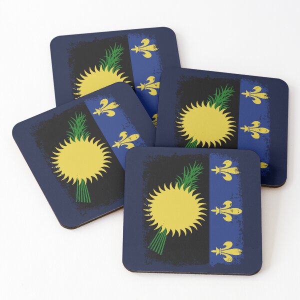 Item preview, Guadeloupe Flag Distressed designed and sold by rafaeltto.