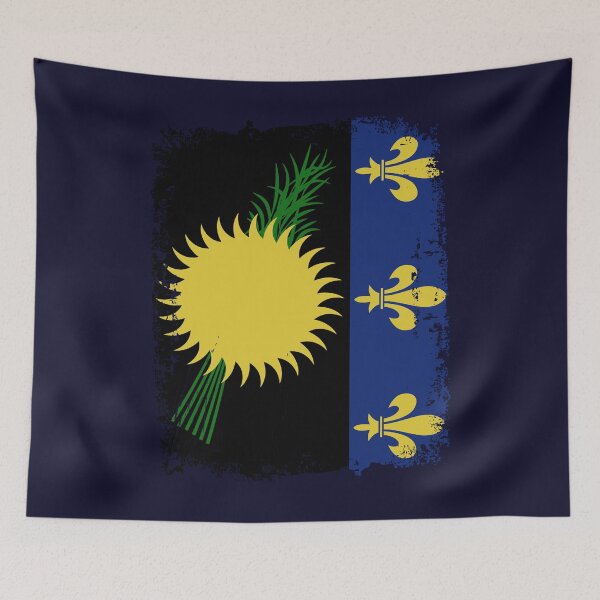 Item preview, Guadeloupe Flag Distressed designed and sold by rafaeltto.