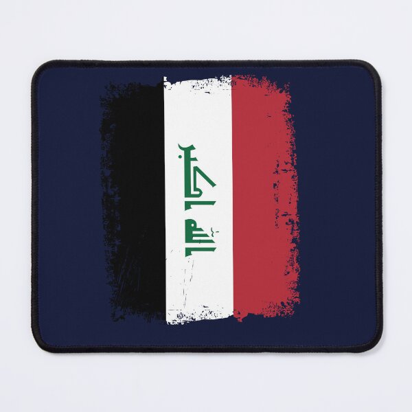 Item preview, Iraq Flag Distressed designed and sold by rafaeltto.