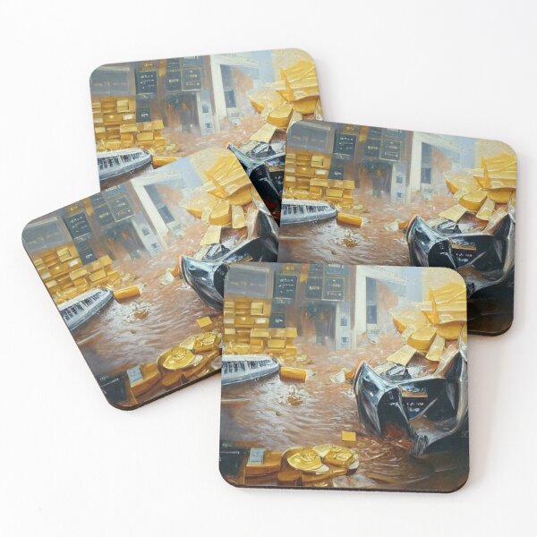 Item preview, A.I Generated image of the stock market crash. designed and sold by Scrambledwords.