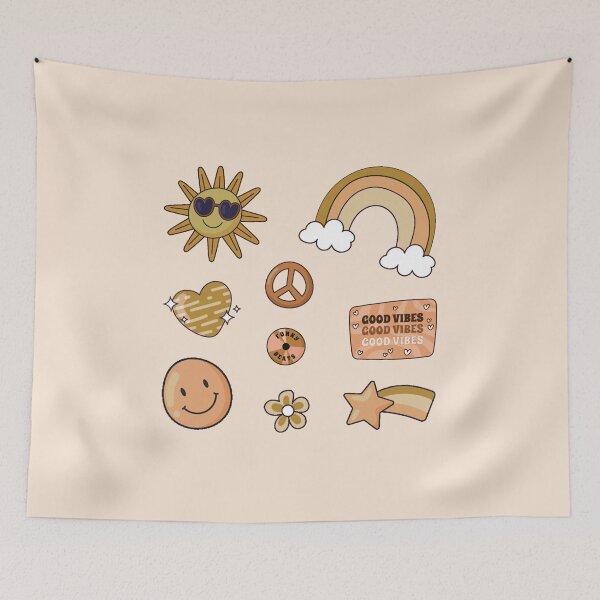 Item preview, Pack Hippie Naranja GOOD VIBES designed and sold by everything4eva.