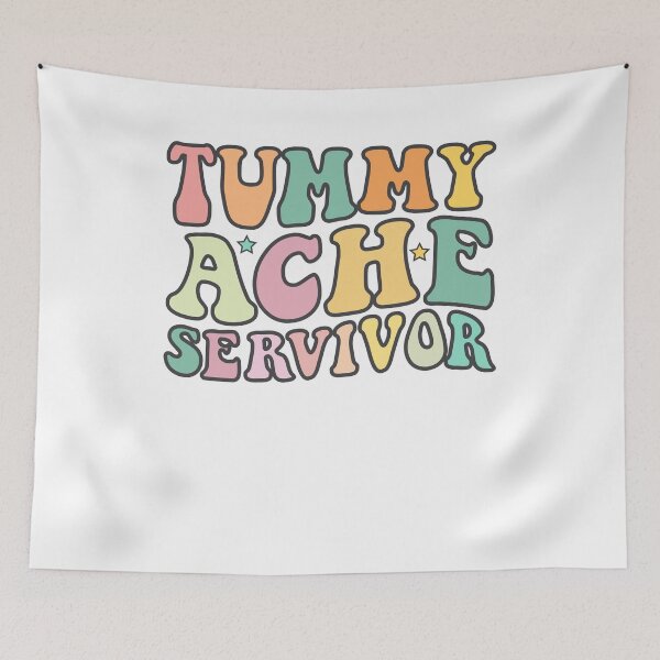 Item preview, Vintage Tummy Ache Survivor Stomachache IBS Funny Men Women designed and sold by saifuddin shifat.