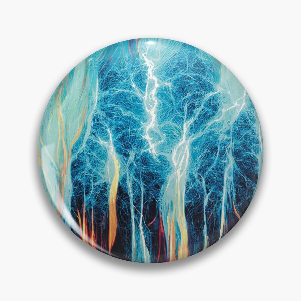 Item preview, Abstract Art Pattern | Red and Blue Electric Energy designed and sold by TMBTM.