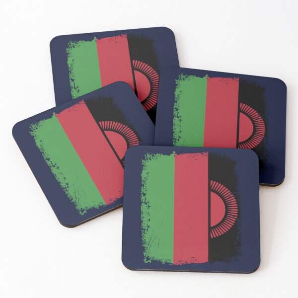Item preview, Malawi Flag Distressed designed and sold by rafaeltto.