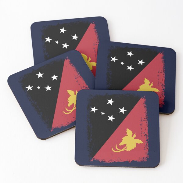 Item preview, Papua New Guinea Flag Distressed designed and sold by rafaeltto.