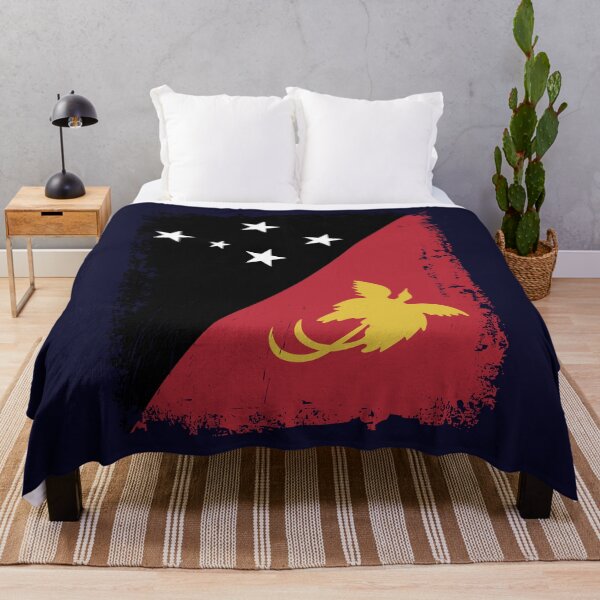 Item preview, Papua New Guinea Flag Distressed designed and sold by rafaeltto.