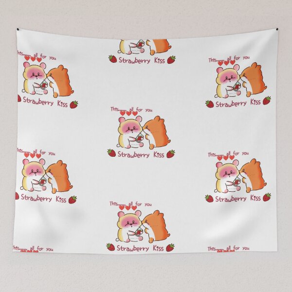 Item preview, Hamster | Hamster Lover - Strawberry Kiss v5 designed and sold by FennyWijayaMomo.