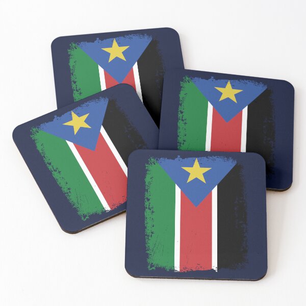Item preview, South Sudan Flag Distressed designed and sold by rafaeltto.