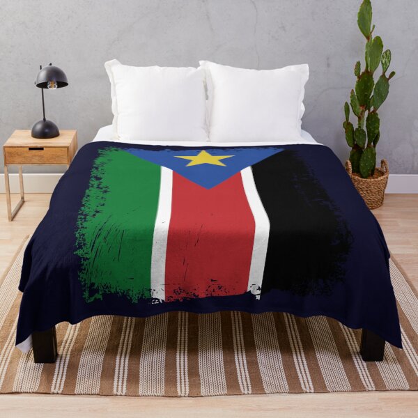 Artikelvorschau, South Sudan Flag Distressed entworfen und verkauft von rafaeltto.