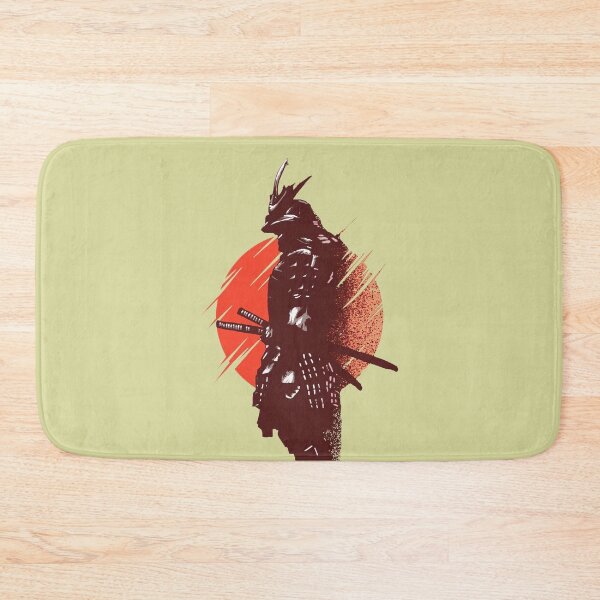 Item preview, Japanese samurai under the blood moon designed and sold by si3iy.