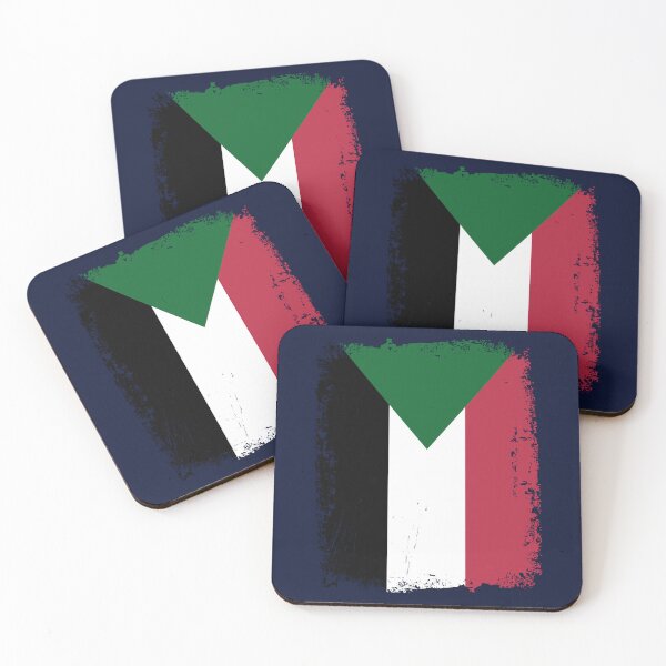 Item preview, Sudan Flag Distressed designed and sold by rafaeltto.