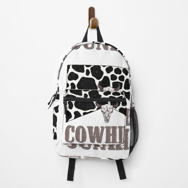 cowhide junkie-cowskull Backpack