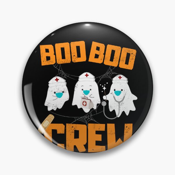 Item preview, Boo boo crew Halloween Ghost Paramedic Nurse Doctor EMT designed and sold by ibeargifts.