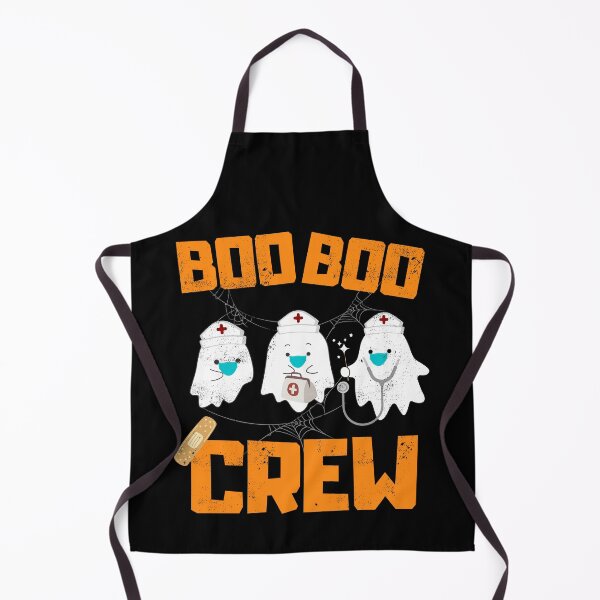 Item preview, Boo boo crew Halloween Ghost Paramedic Nurse Doctor EMT designed and sold by ibeargifts.