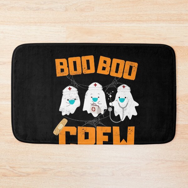 Item preview, Boo boo crew Halloween Ghost Paramedic Nurse Doctor EMT designed and sold by ibeargifts.