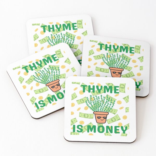 Item preview, Thyme is Money designed and sold by HuGoDesignZ.